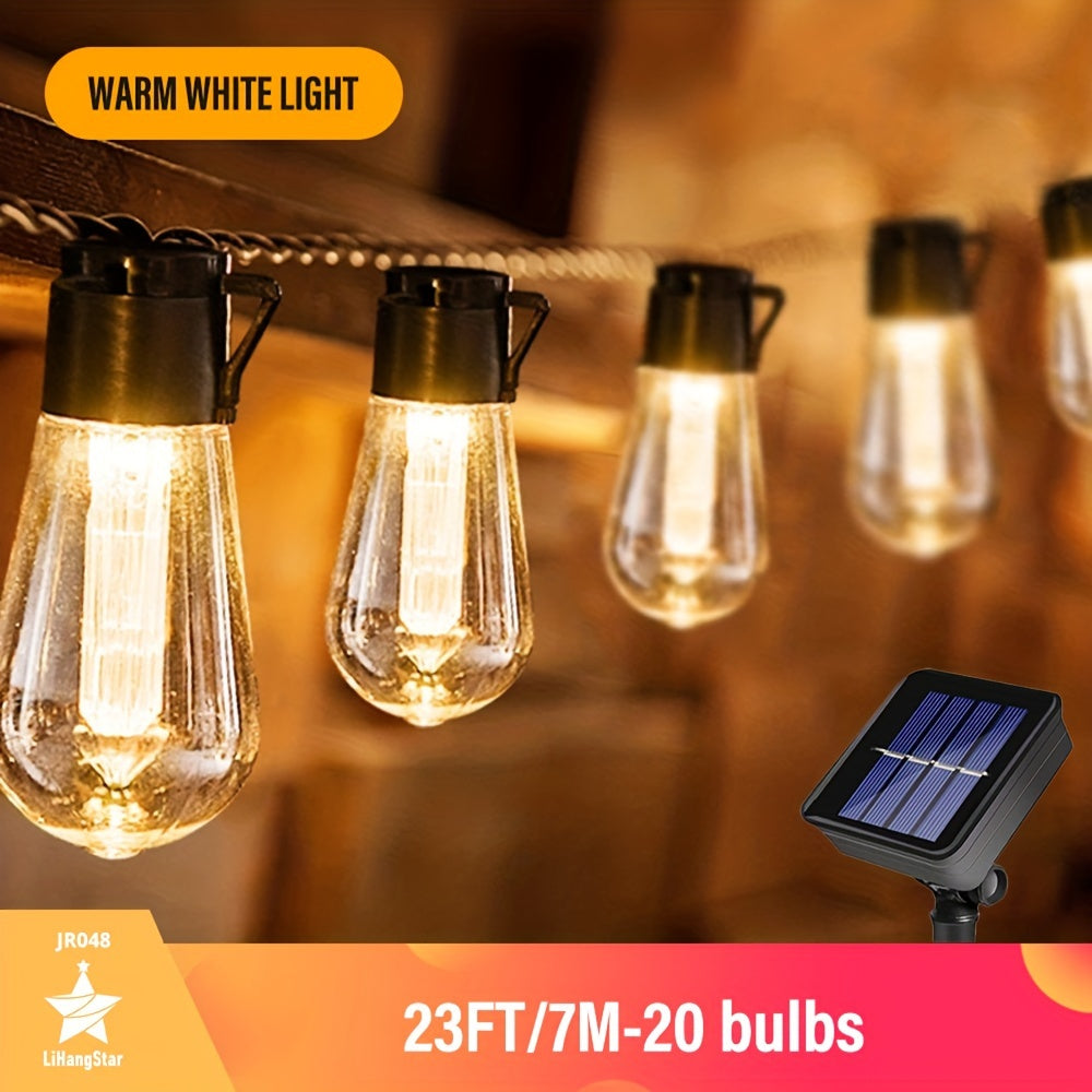 Festoon Solar Powered LED String Lights