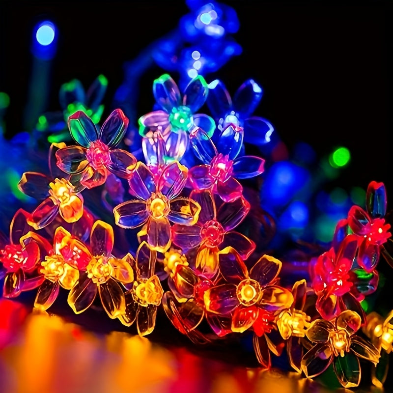 LED Solar Cherry Blossom String Lights