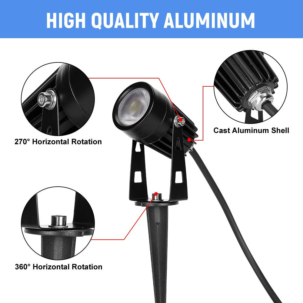 12V LED Lamp Flood Light-10x Garden Lights
