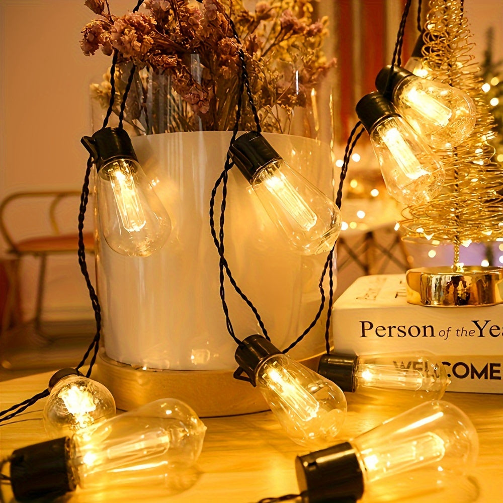 Festoon Solar Powered LED String Lights