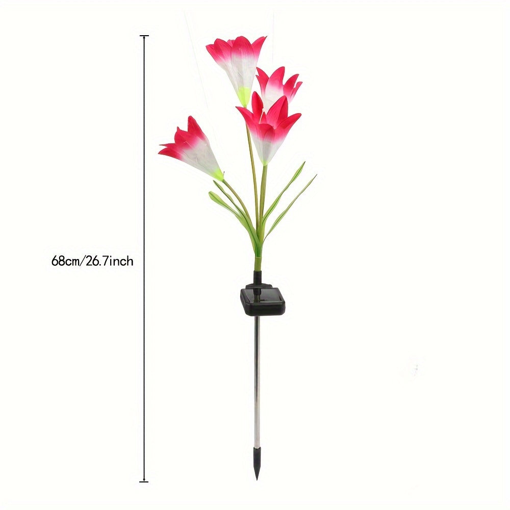 6-Pack Solar Lily Lights