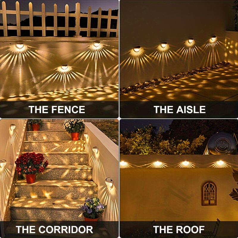 Solar Fence Lights/Deck/Stairs/Steps/Fence & Patio