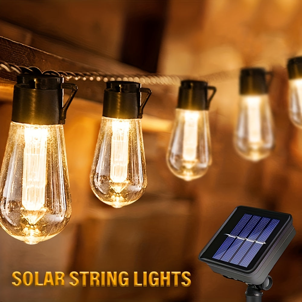 Festoon Solar Powered LED String Lights