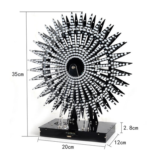 DIY electronic kit LED rotating ferris wheel (not assembled)