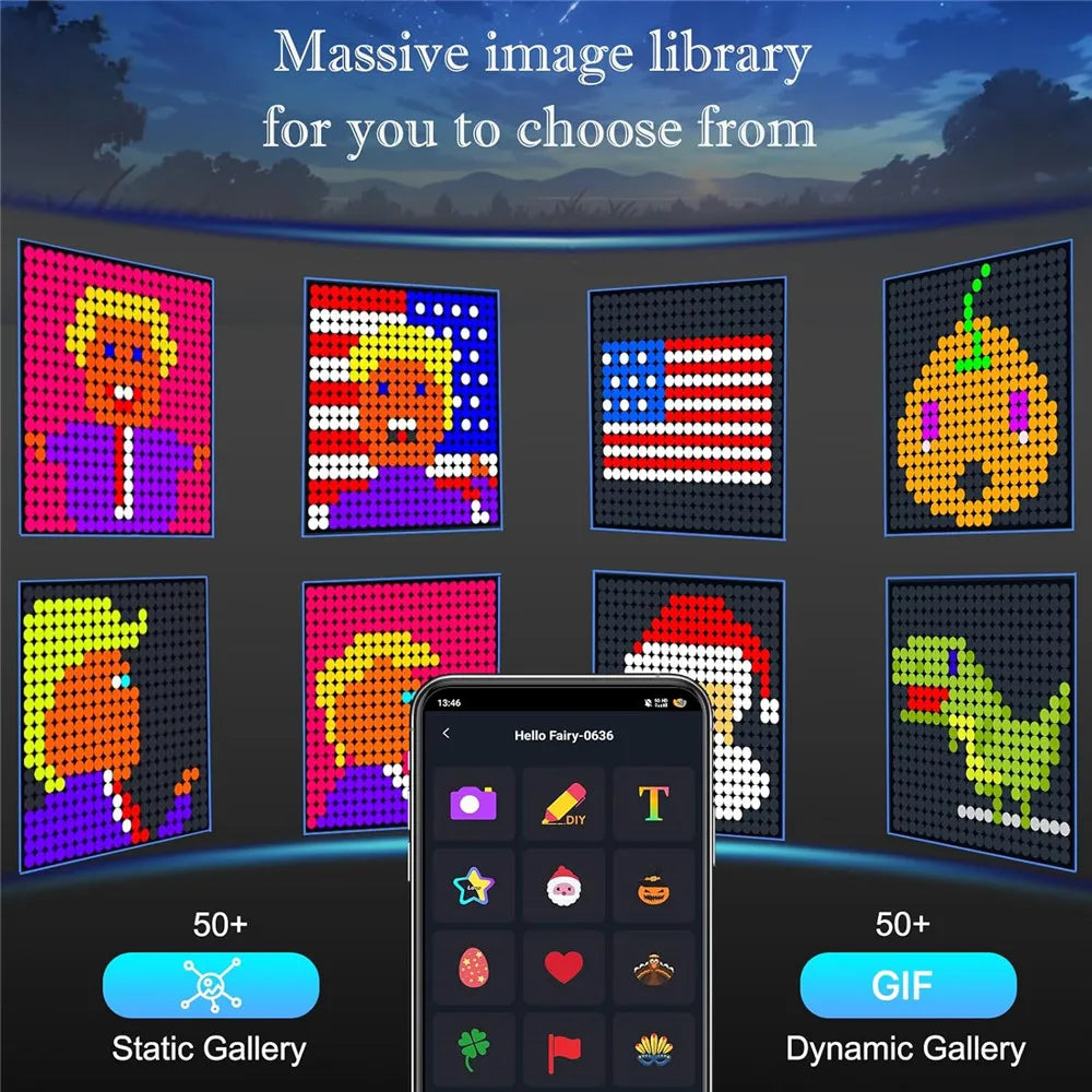 LED RGB Smart Curtain Lights