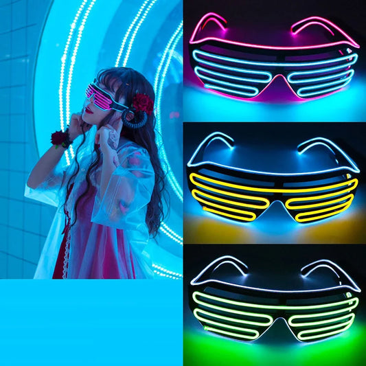 LED Wireless Glow-in-the-dark Glasses