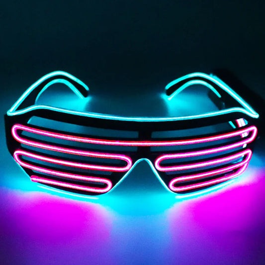 LED Wireless Glow-in-the-dark Glasses