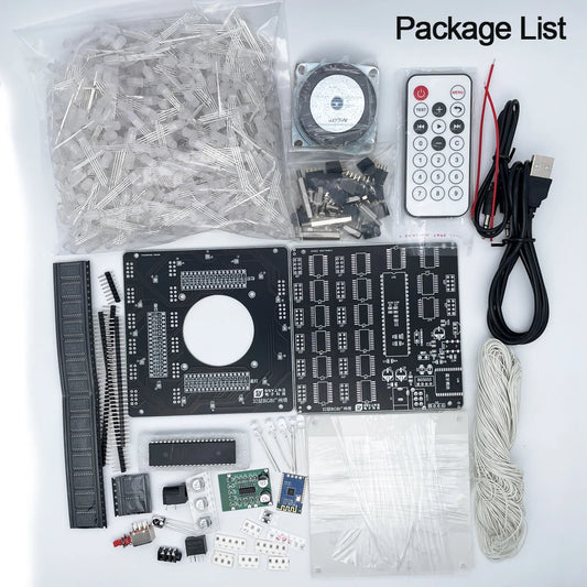 DIY electronic soldering kit 32 Layer RGB Light Cube Canton Tower