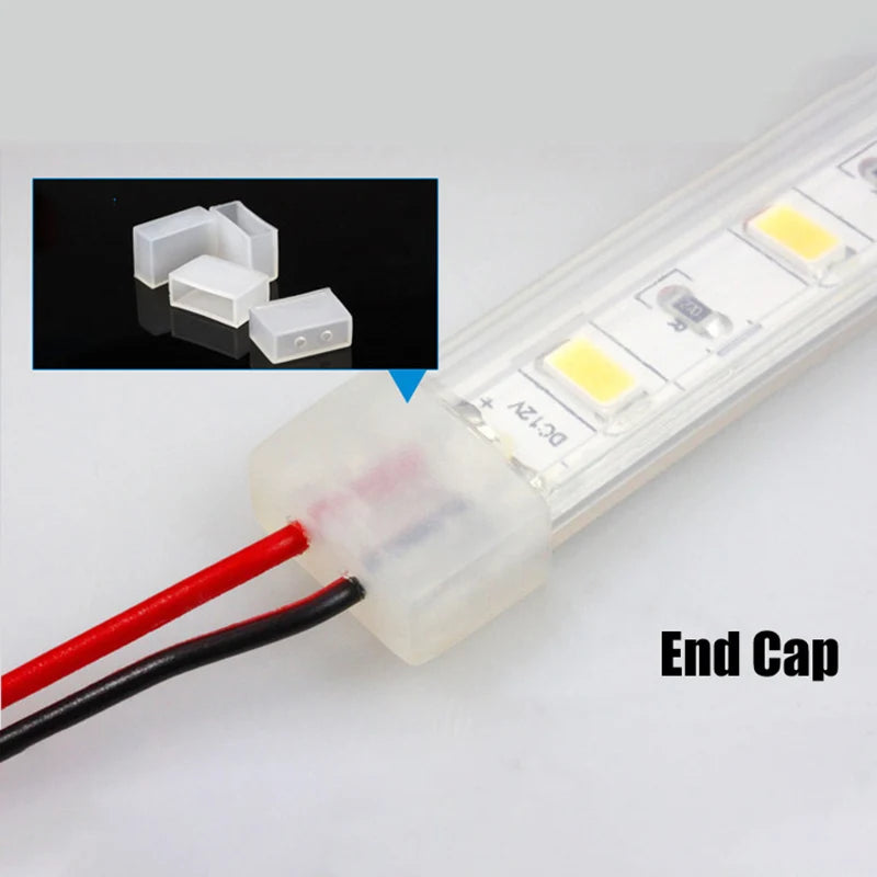 8/10/12Mm Led Transparent Silicone Tube