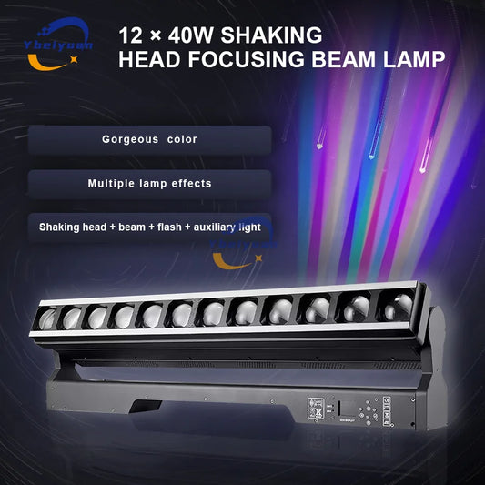 Disco LED 12x40W Moving Head Matrix Light