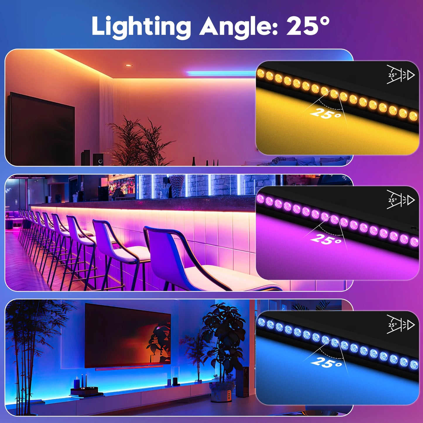 Wall Wash Light Bar With Remote Controller