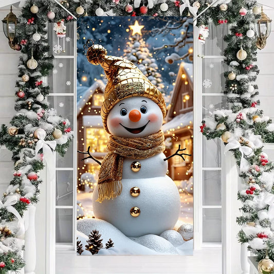 Snowman Linings For Christmas Doors