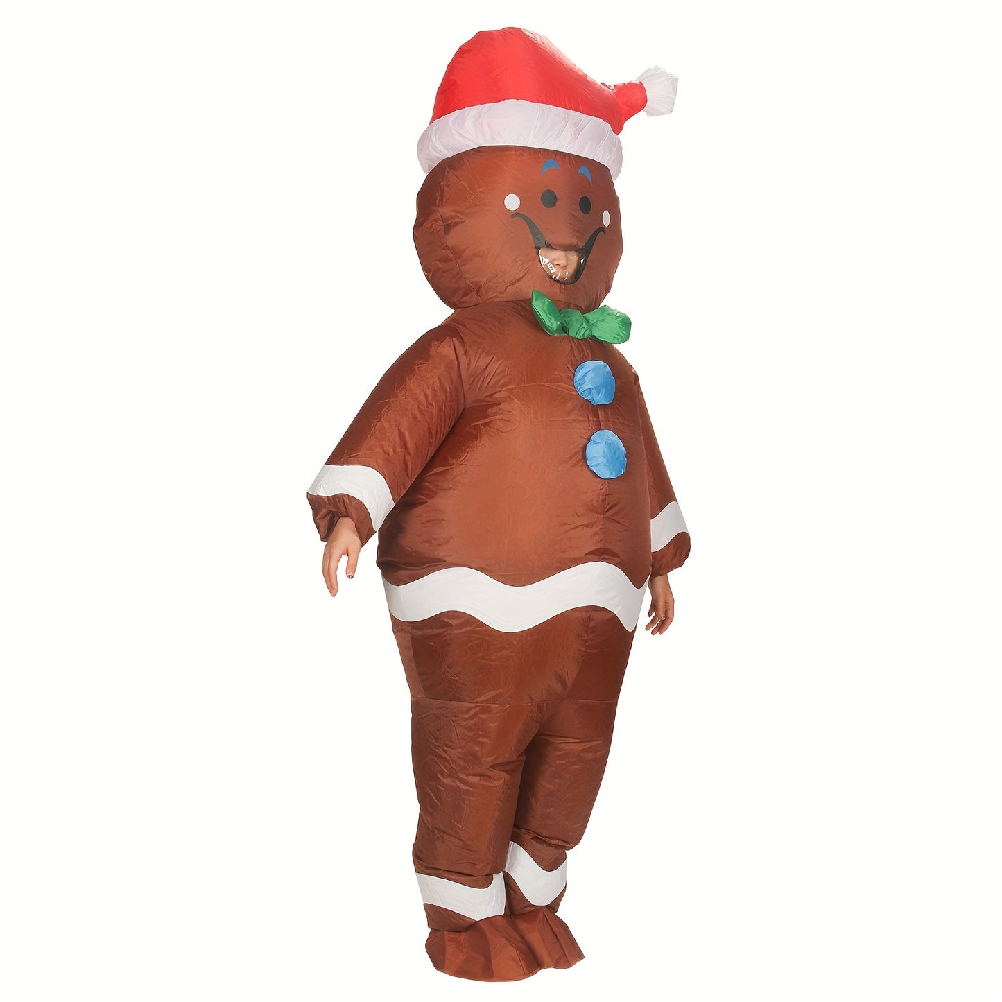 Christmas Gingerbread Man Inflatable Costume