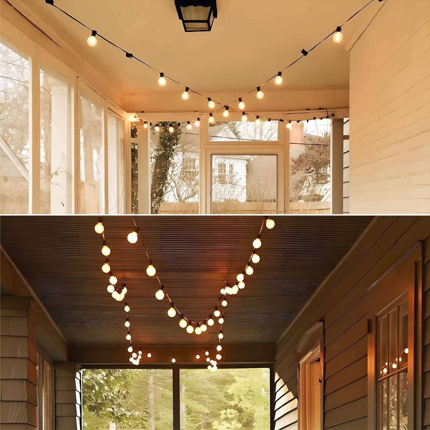 Festoon Solar String Lights