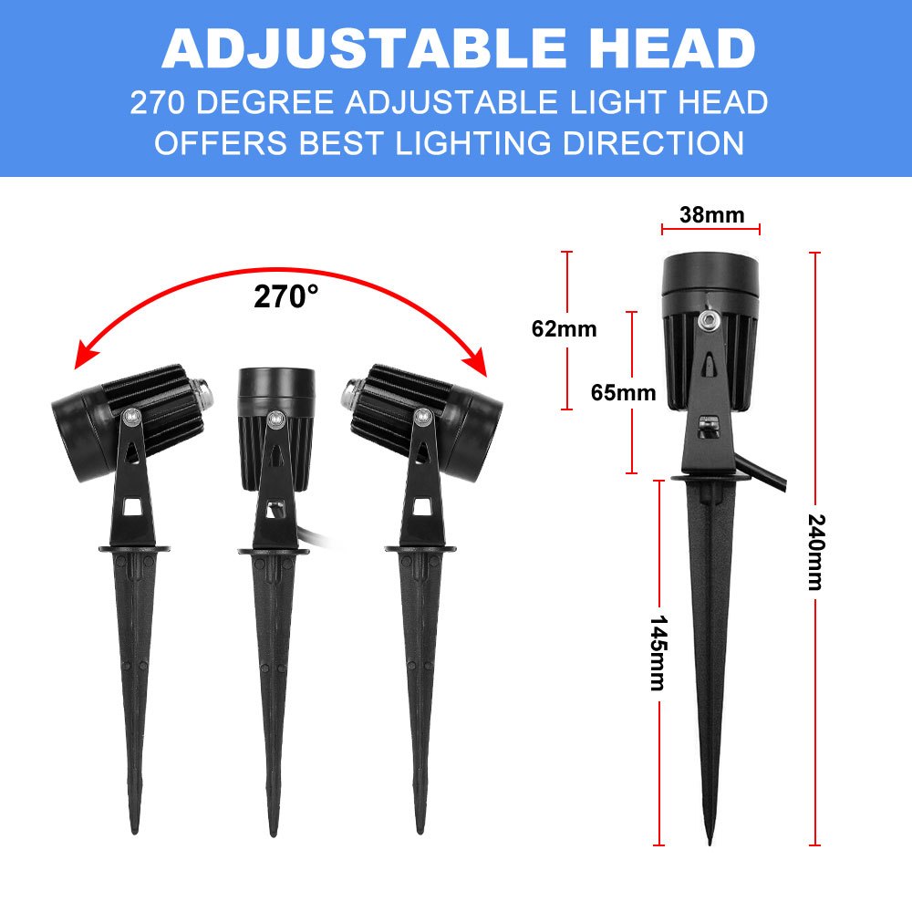 12V LED Lamp Flood Light-10x Garden Lights