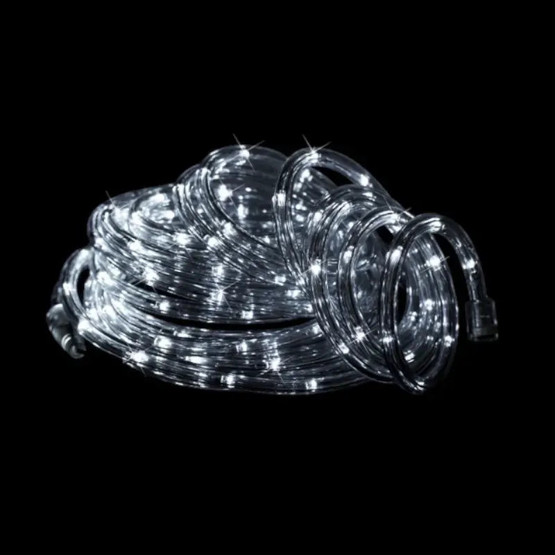 Cool White LED Rope Light ā 7m Battery Operated