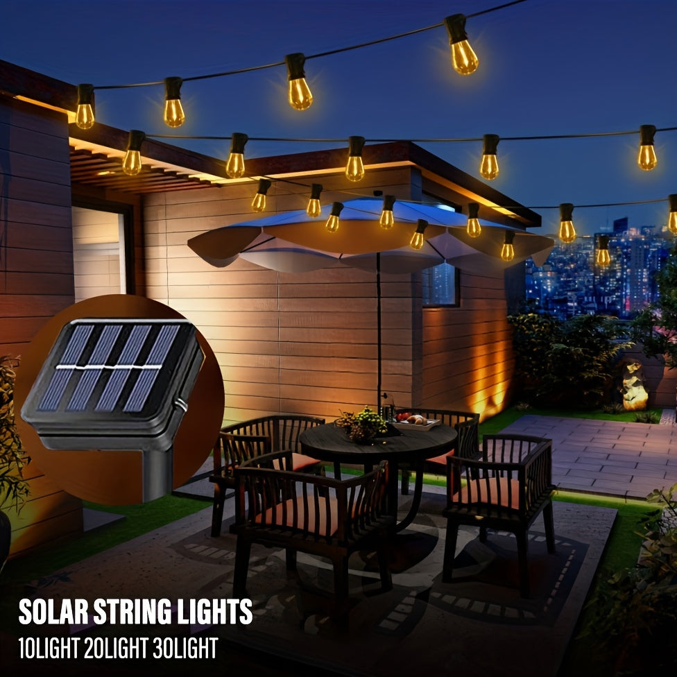 Festoon Solar Powered LED String Lights