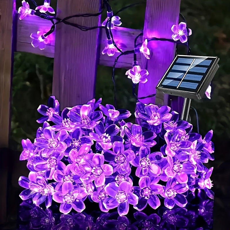 LED Solar Cherry Blossom String Lights