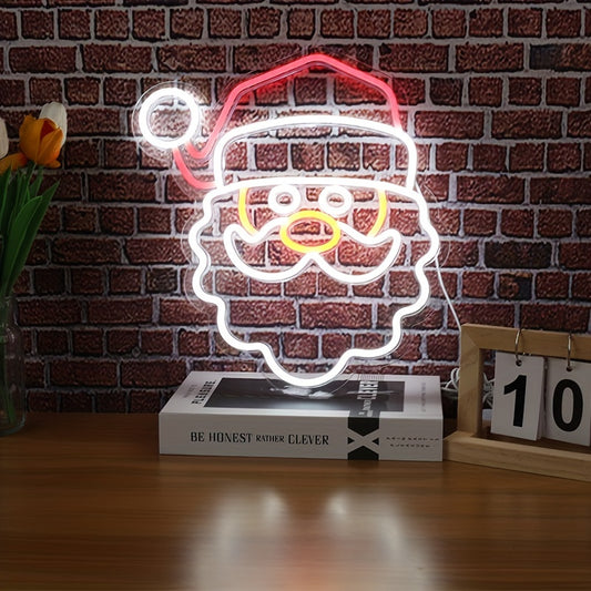 Santa Claus LED Neon Light-INDOOR ONLY