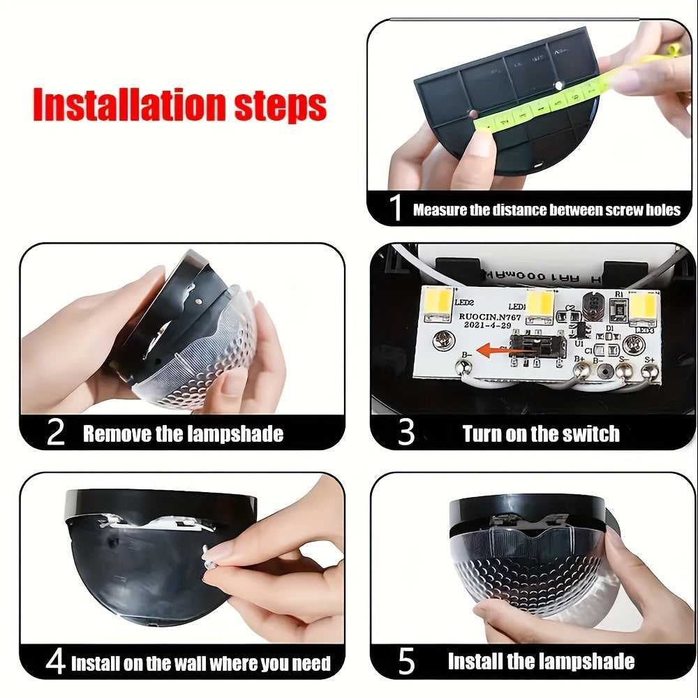 Solar Fence Lights/Deck/Stairs/Steps/Fence & Patio