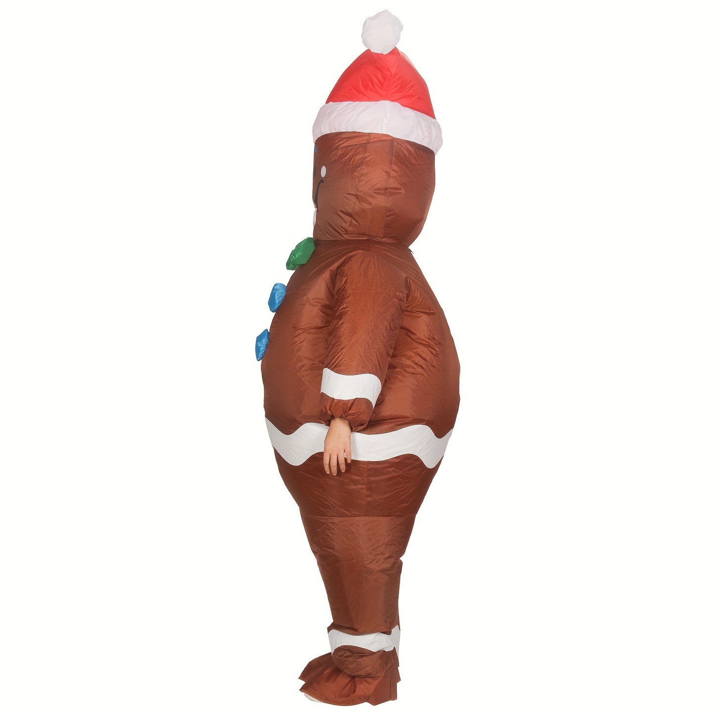 Christmas Gingerbread Man Inflatable Costume