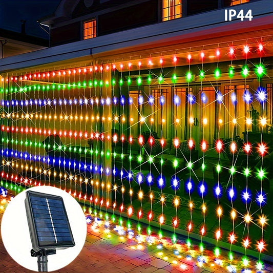 Solar Curtain String Lights