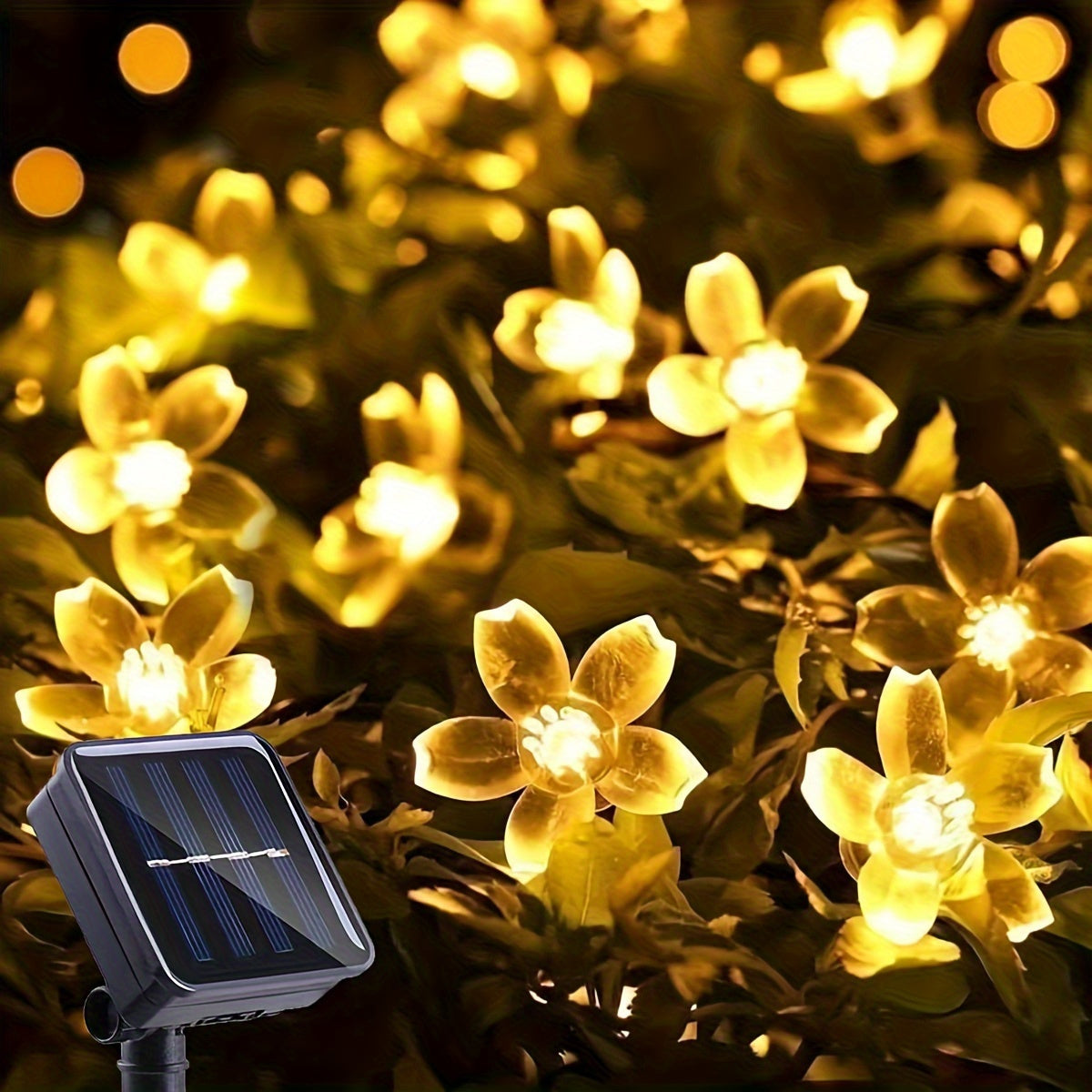 LED Solar Cherry Blossom String Lights