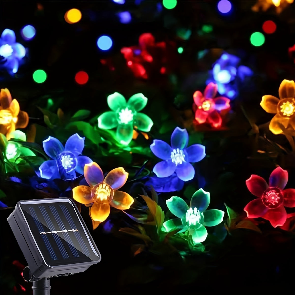 LED Solar Cherry Blossom String Lights