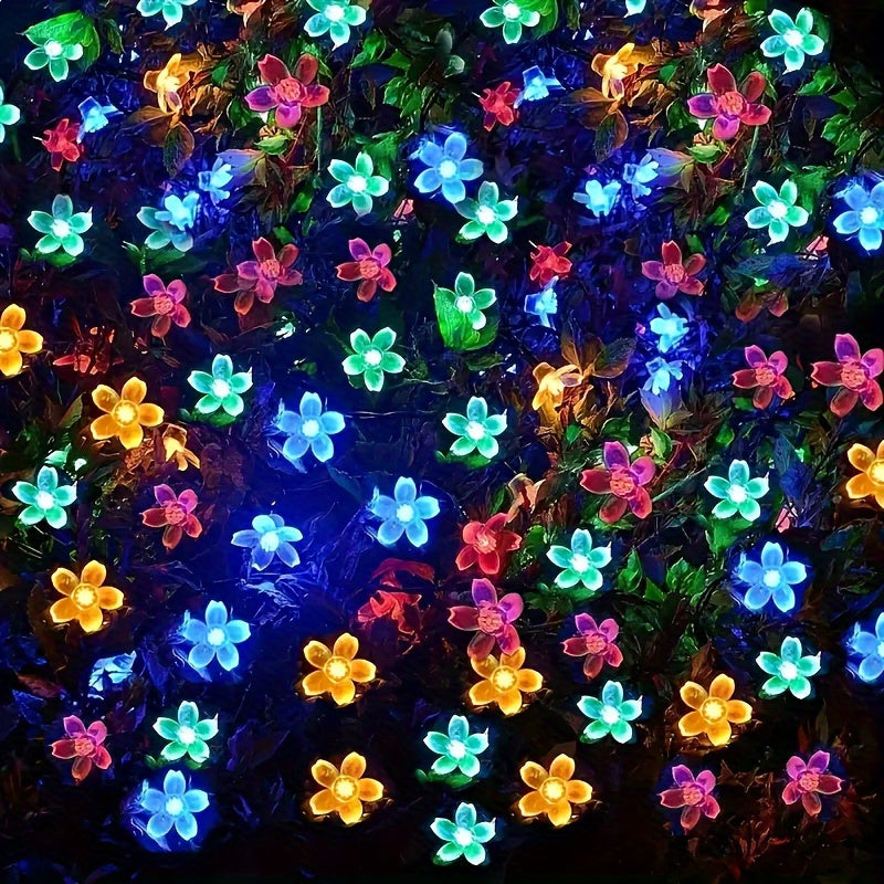 LED Solar Cherry Blossom String Lights