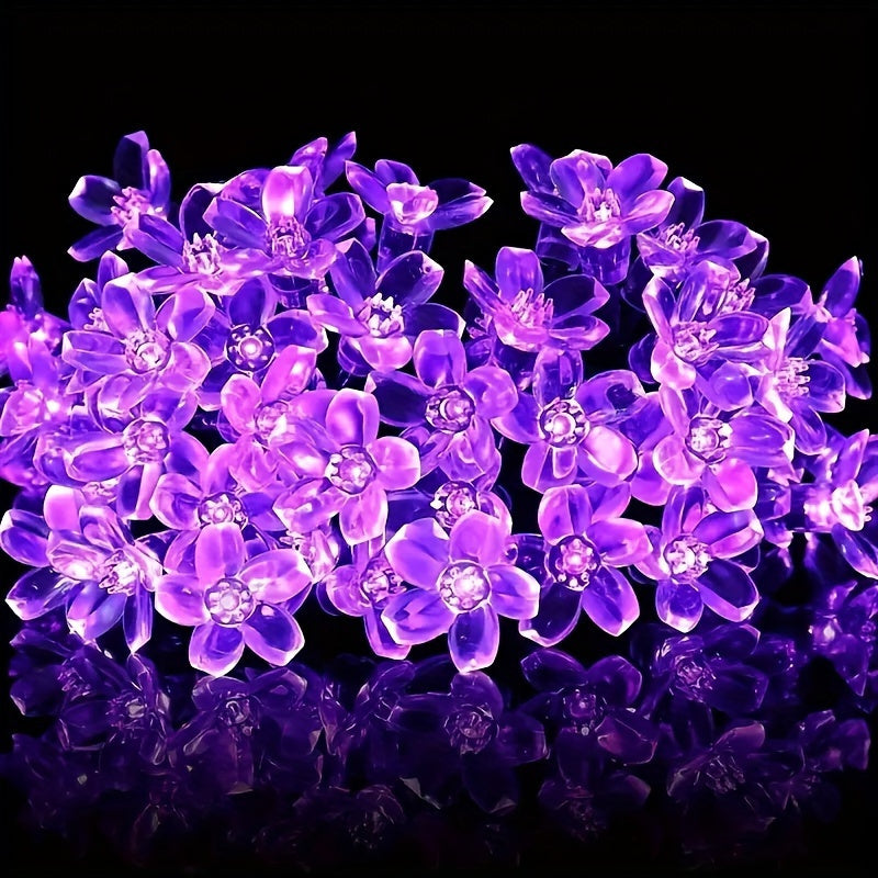 LED Solar Cherry Blossom String Lights