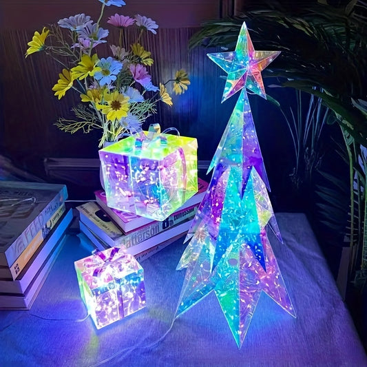 LED light strip- Christmas tree, elk, snowman