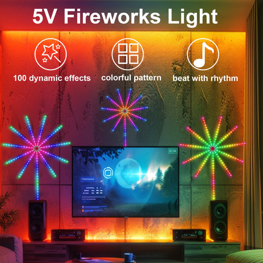 Smart LED Fireworks Light