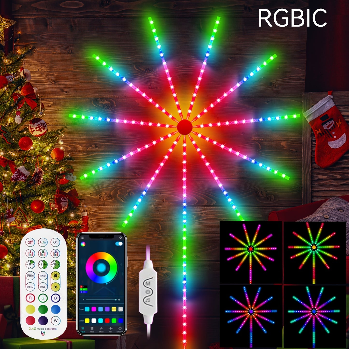 Smart LED Fireworks Light