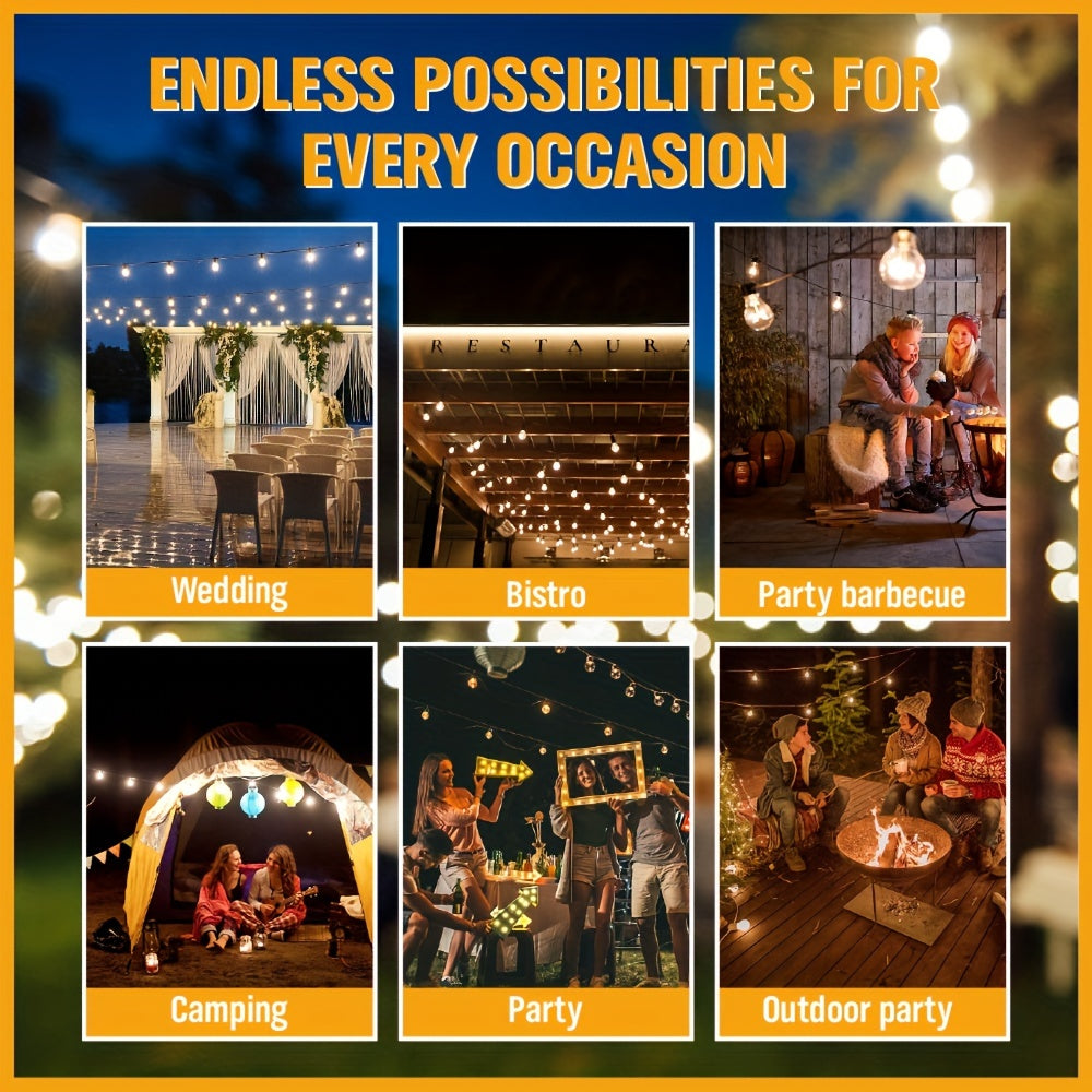 Festoon Solar String Lights