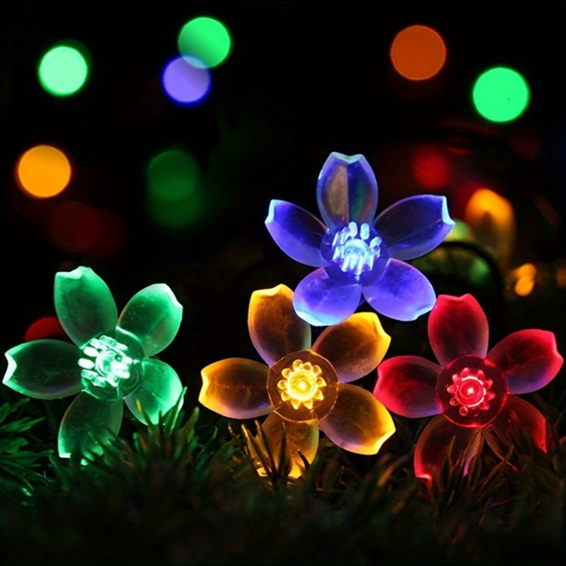 LED Solar Cherry Blossom String Lights