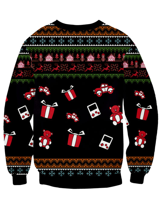 Christmas Funny Santa Print Sweatshirt