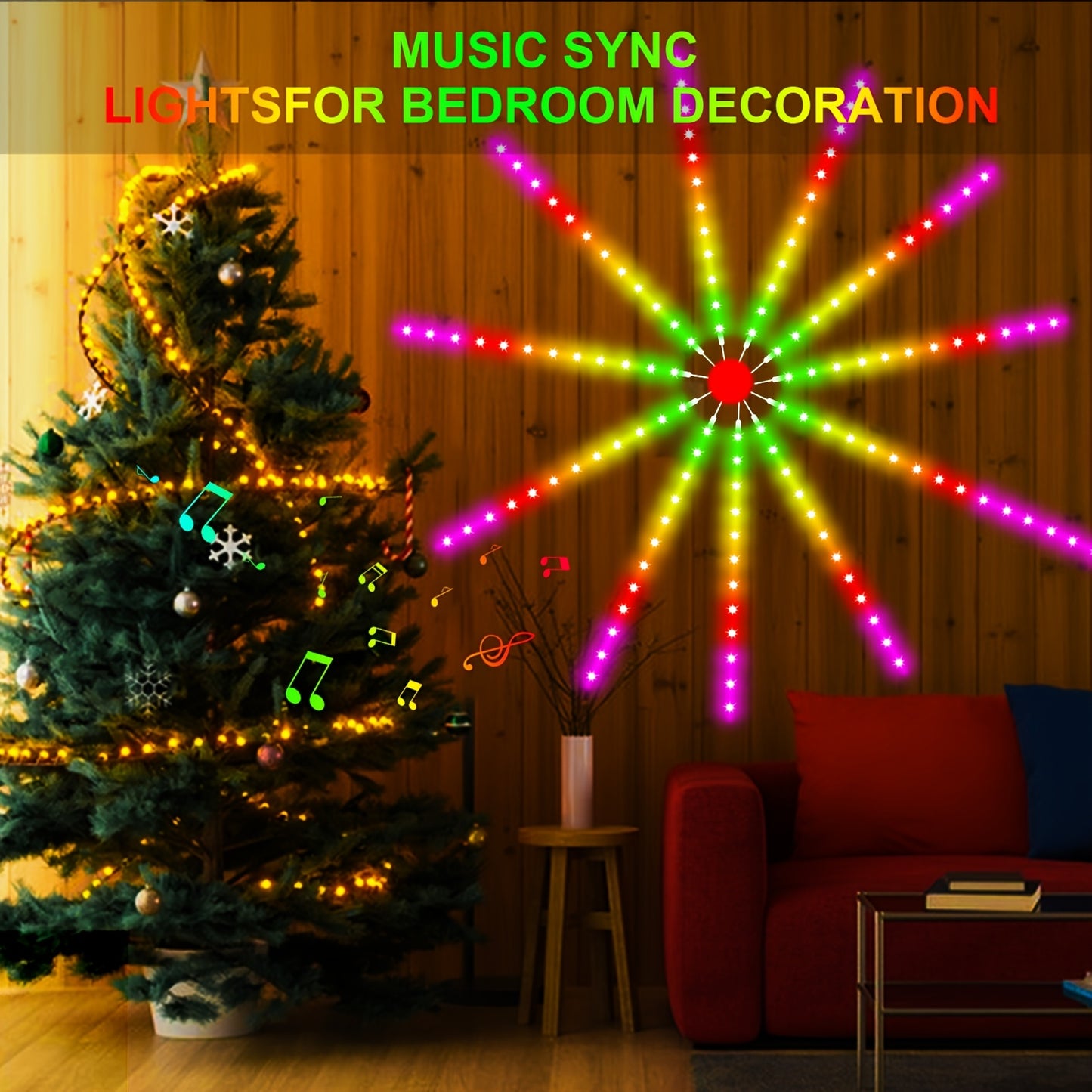 Smart LED Fireworks Light