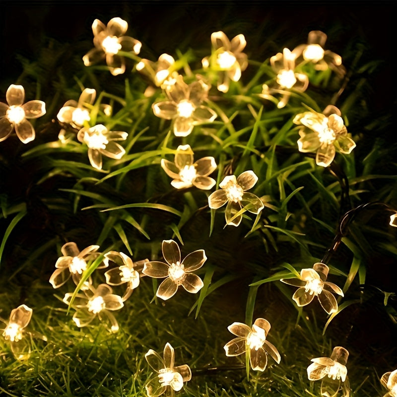 LED Solar Cherry Blossom String Lights