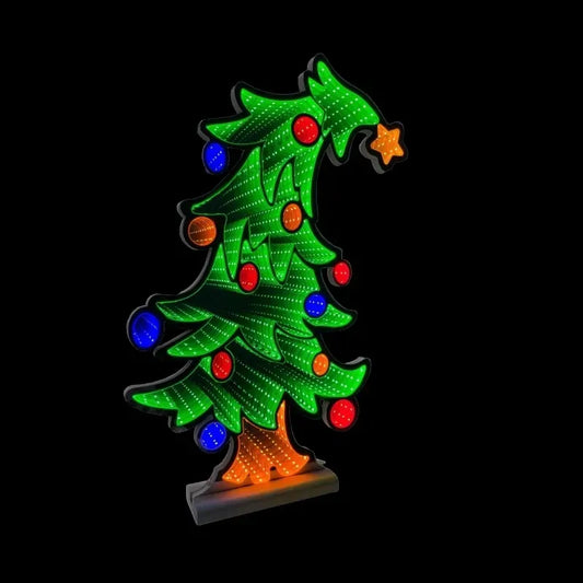 Standing Bent Christmas Tree