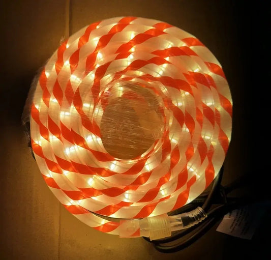 10M Candy Cane Rope Light