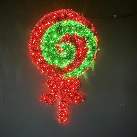 Candy Lollipop Rope Light Motif