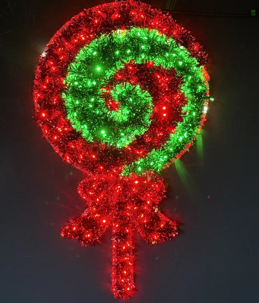 Candy Lollipop Rope Light Motif