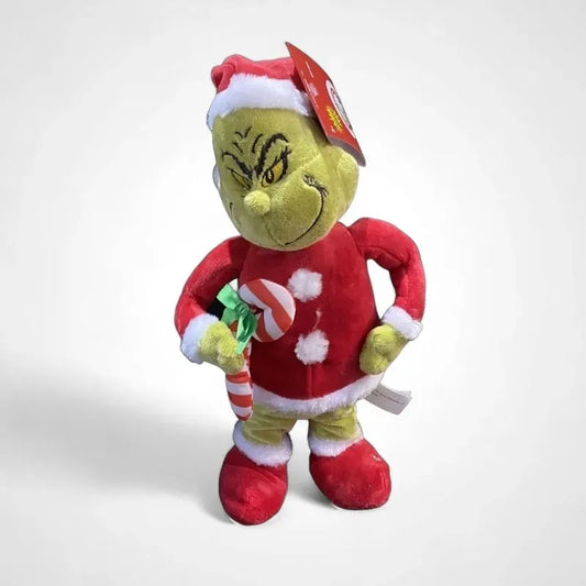 Grinch Plush with Candy Cane