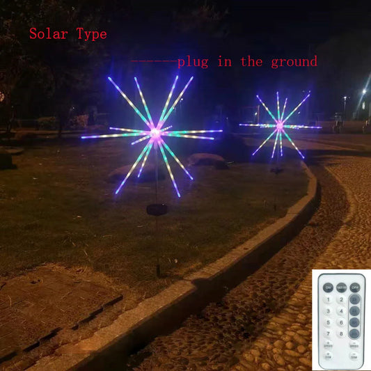 3D Dynamic Firework RGB Light