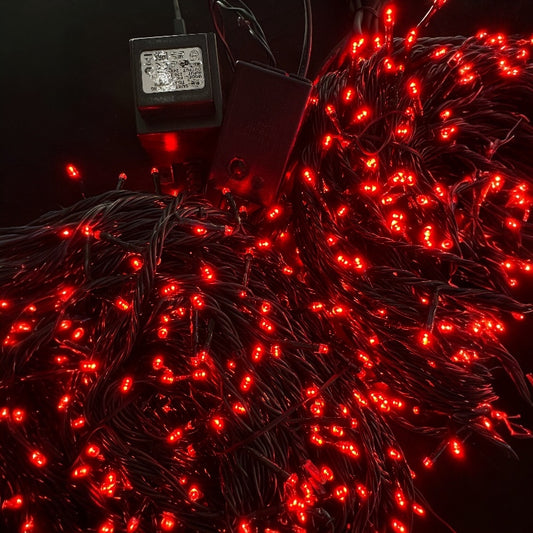 Red LED Light String – 100m