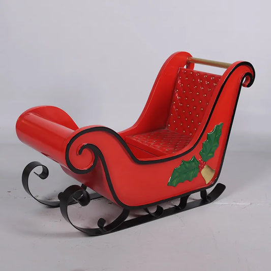 Classic Santa Sleigh-Resin
