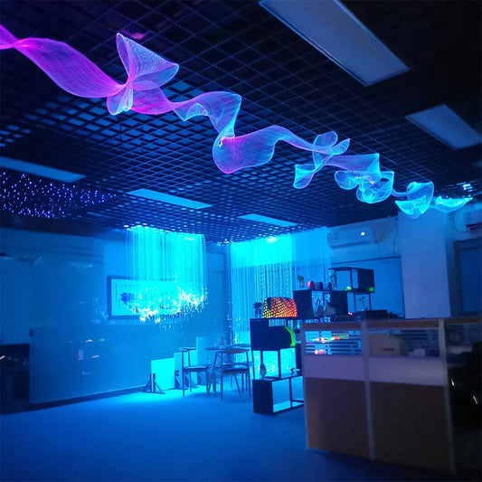 LED Fiber Optic Mesh Light