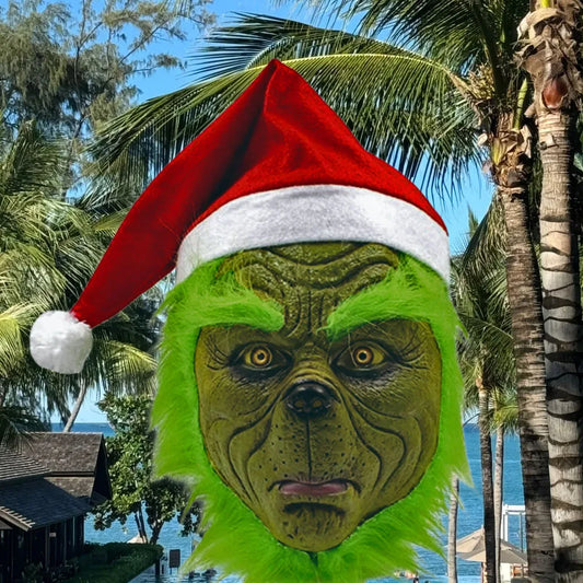 Grinch Latex Mask