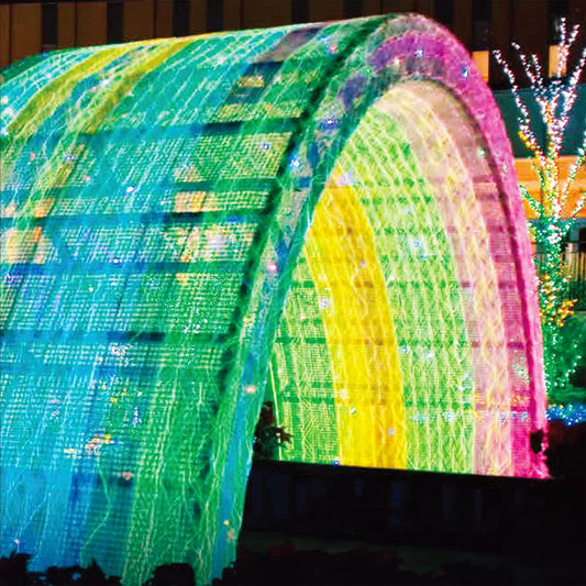 LED Fiber Optic Mesh Light