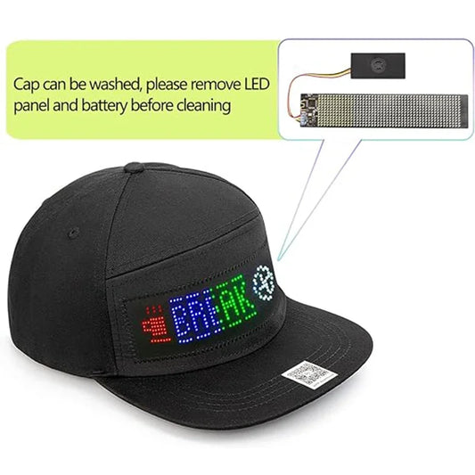 Programmable DIY Bluetooth Hat LED Display